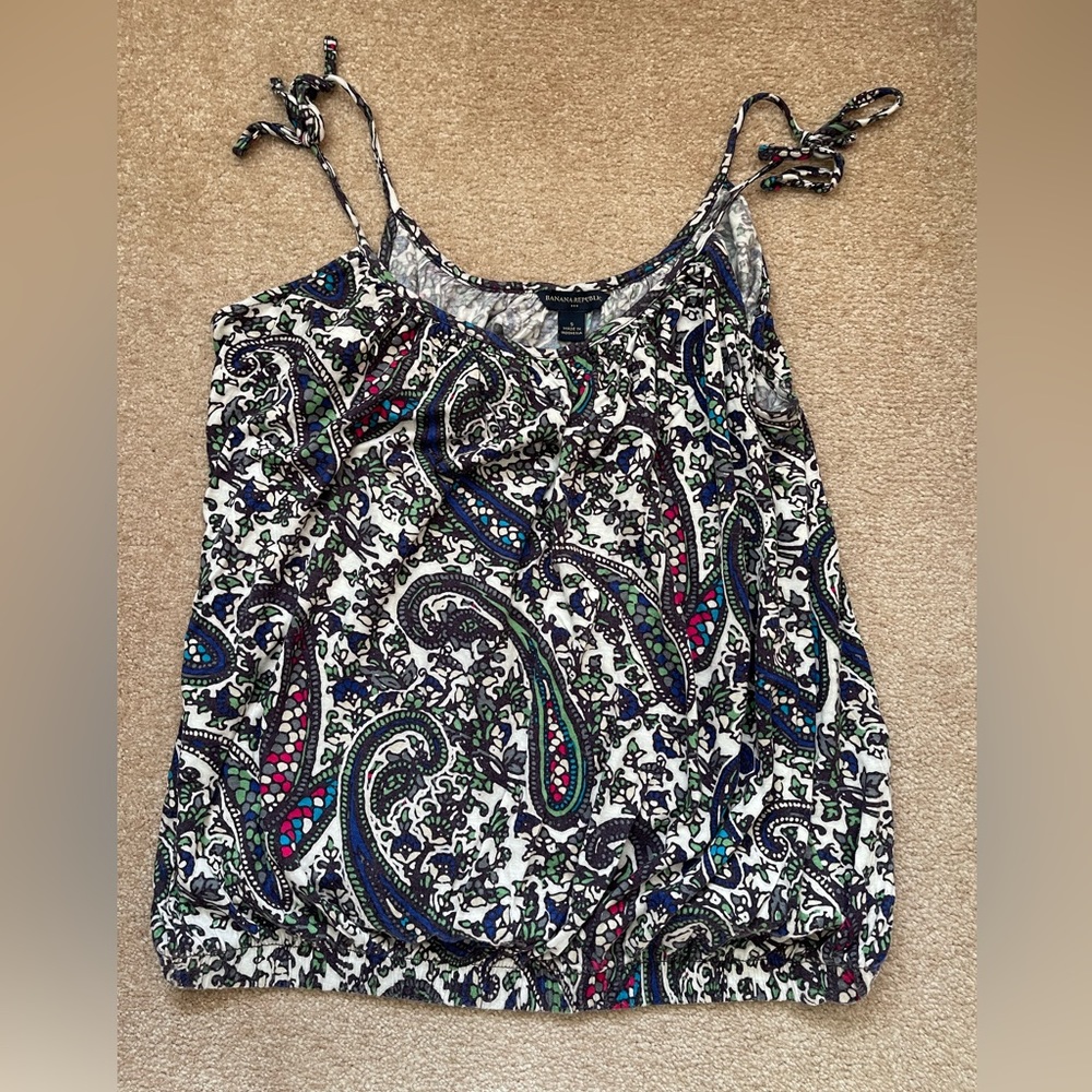 Banana Republic Tie-Shoulder cami top